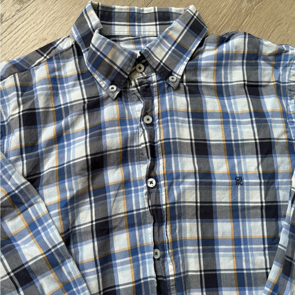 Original and amazing Carolina Herrera blue, yellow and white shirt. Size M. - Picture 2 of 4